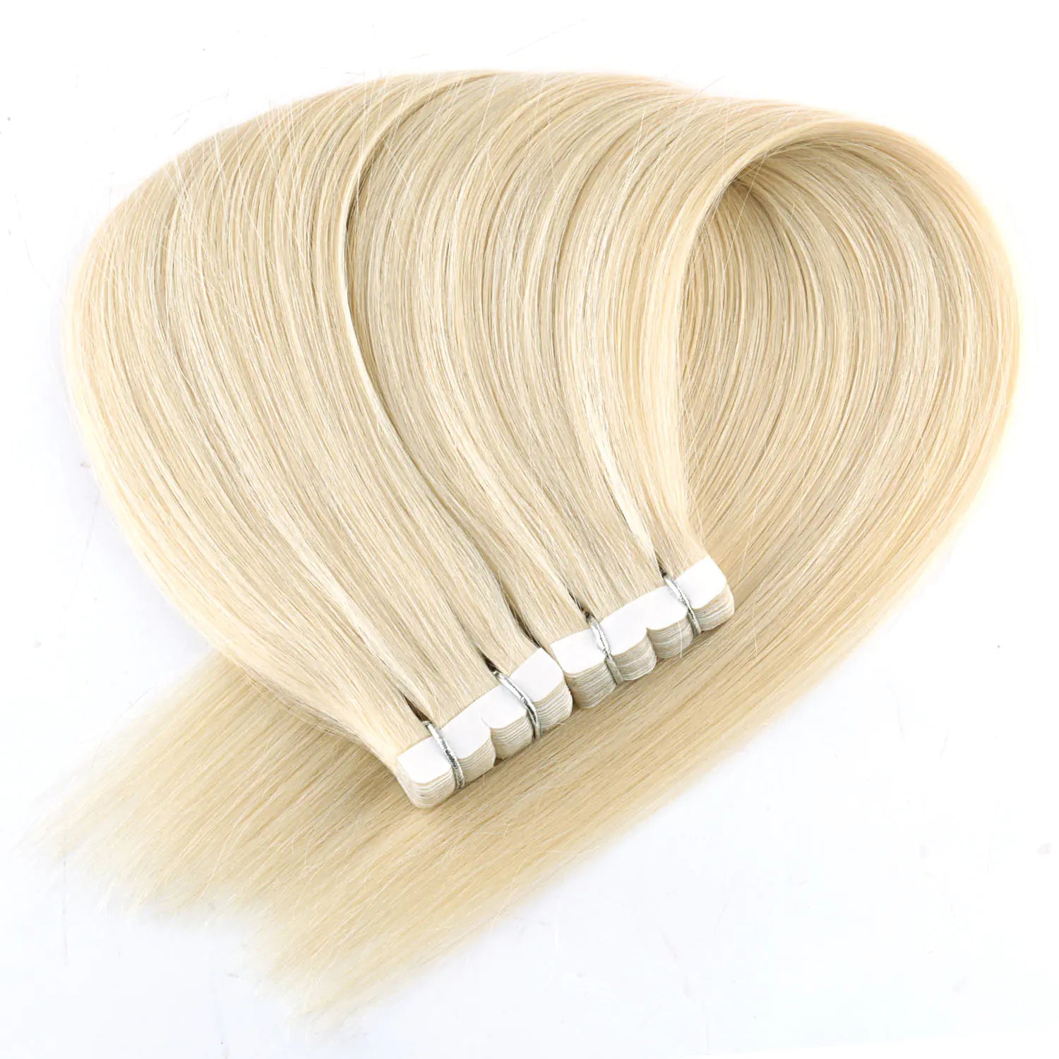 Real Hair Seamless Hair Extensions - Straight Mini Clips