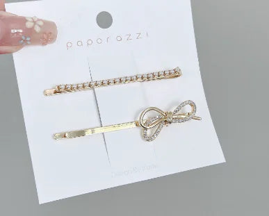 Elegant Pearl Star Hair Clips - Korean Hair Accessories