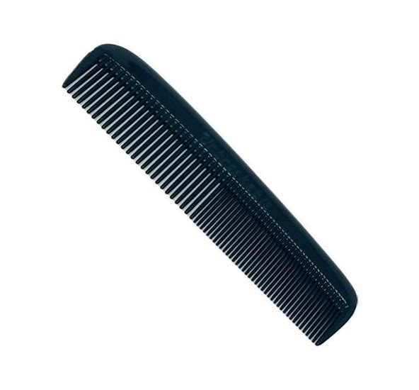 12 Pieces Quality Pocket Barber Comb (Black)