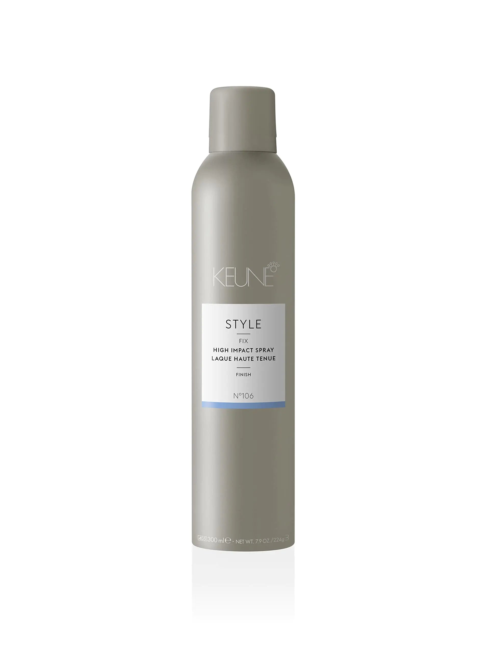 Keune Style High Impact Spray Hairspray for Strong Hold 24-Hour 9.2 Fl Oz