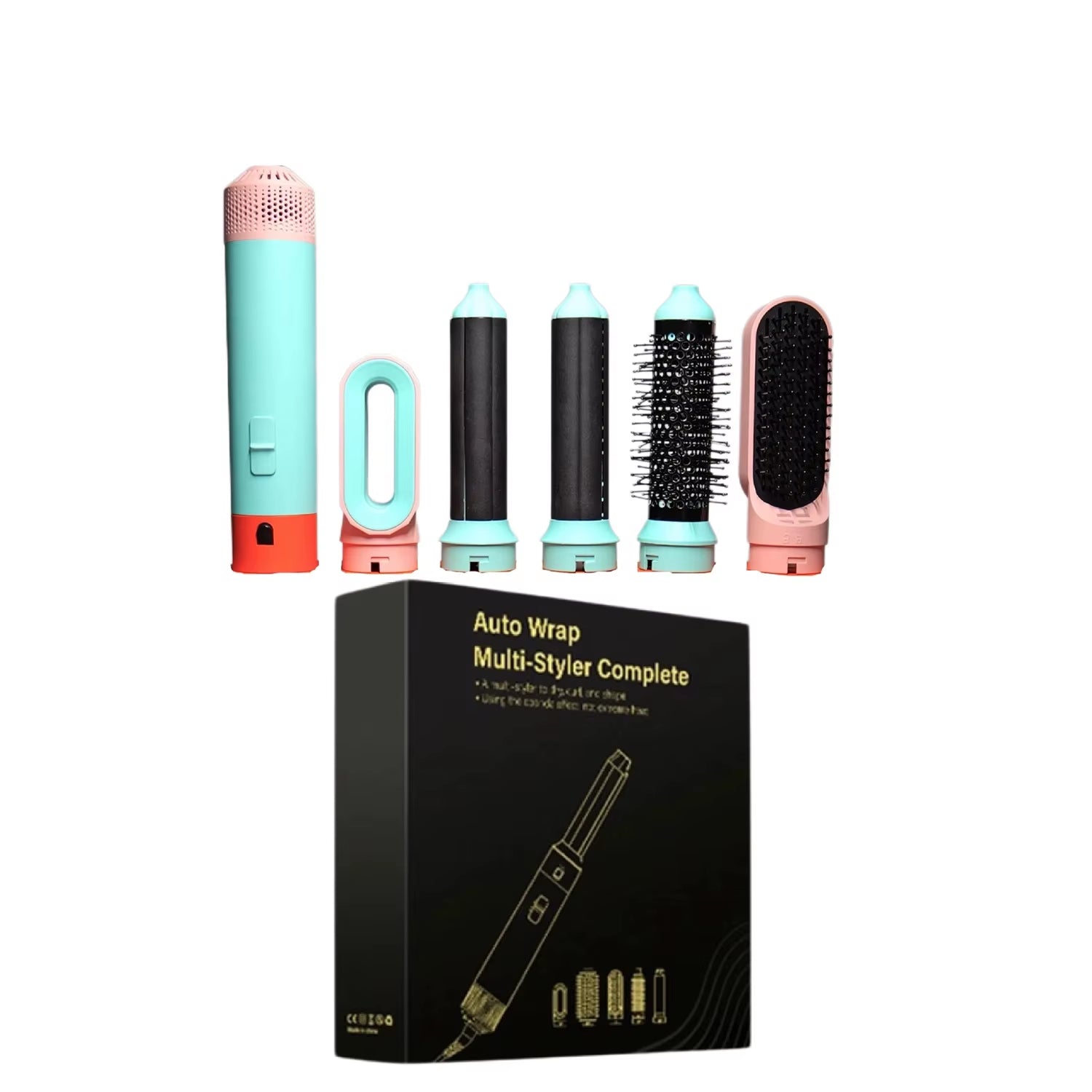 5 in 1 Multi-Function Styler Hair Dryer Hair Styler Hot Air Comb Set with Curling Tube Hot Air Brush Styling Tools Multistyler