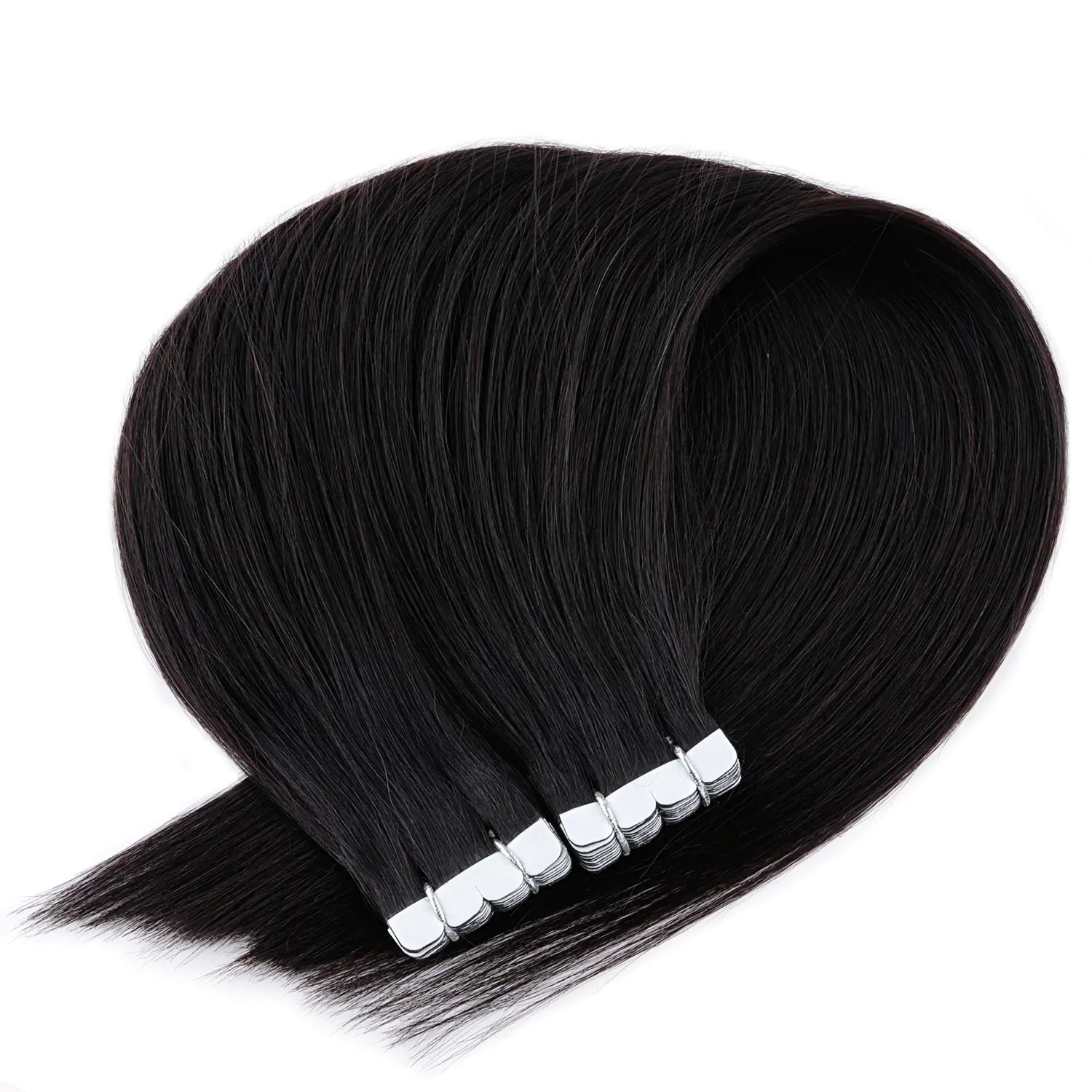 Real Hair Seamless Hair Extensions - Straight Mini Clips