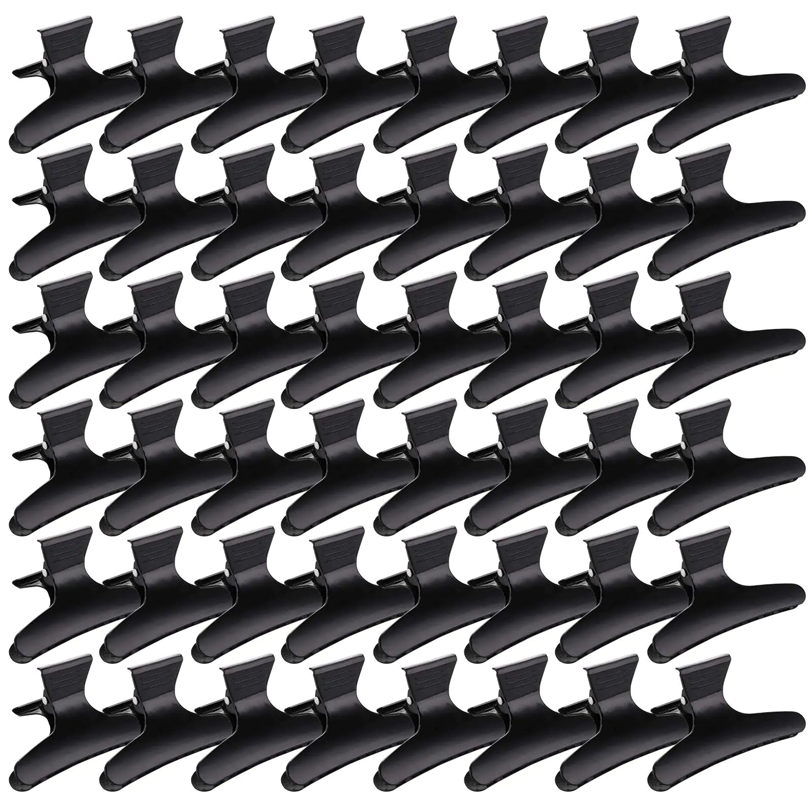 Yarlung 48 Pack Butterfly Hair Clamps Hair Claw Clips Salon Black