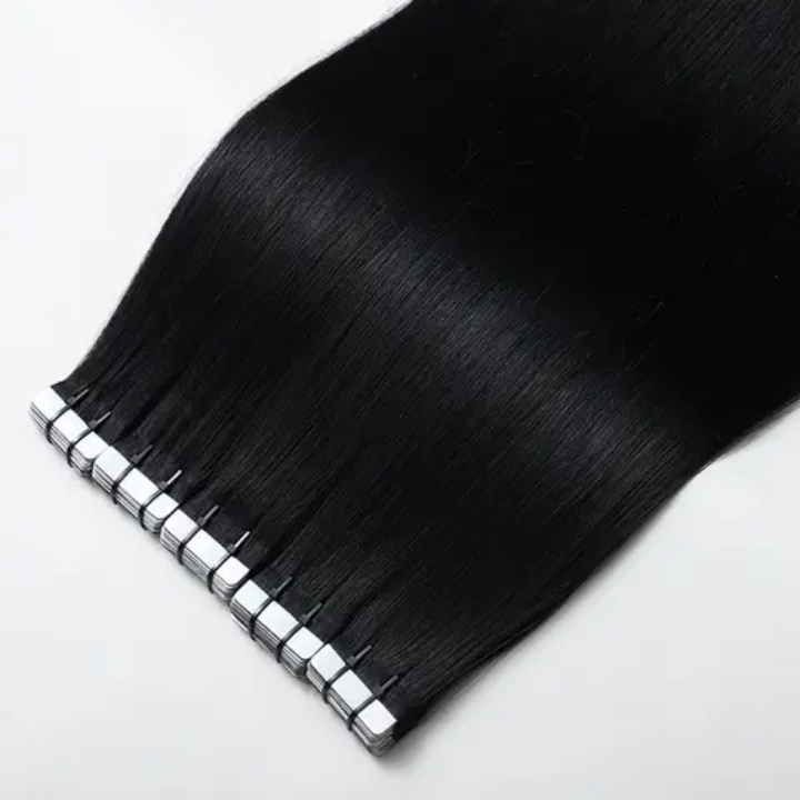 Real Hair Seamless Hair Extensions - Straight Mini Clips