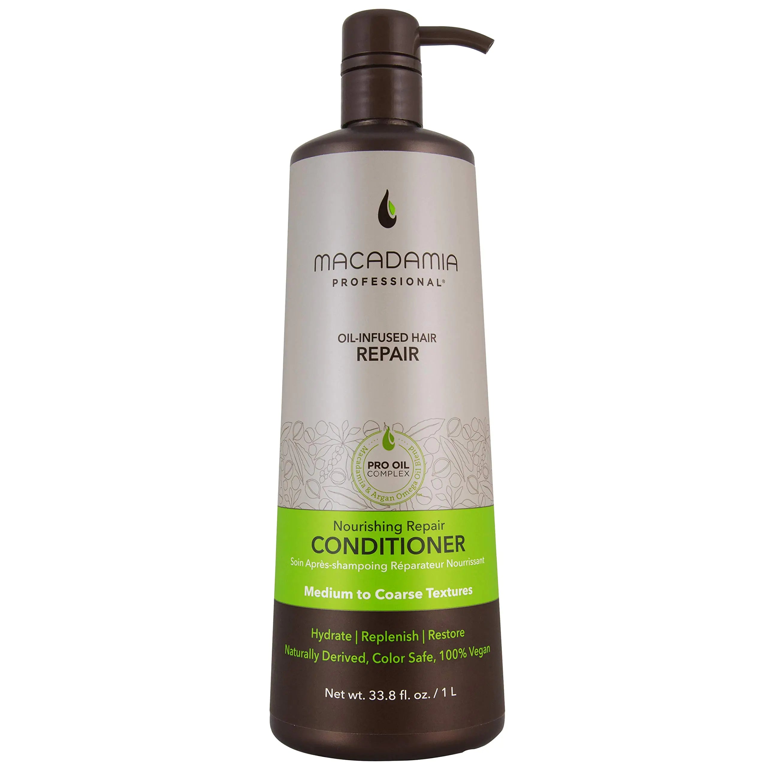 Macadamia Professional Hair Care Sulfate & Paraben Free Repair Hair Conditioner 33.8 oz Green